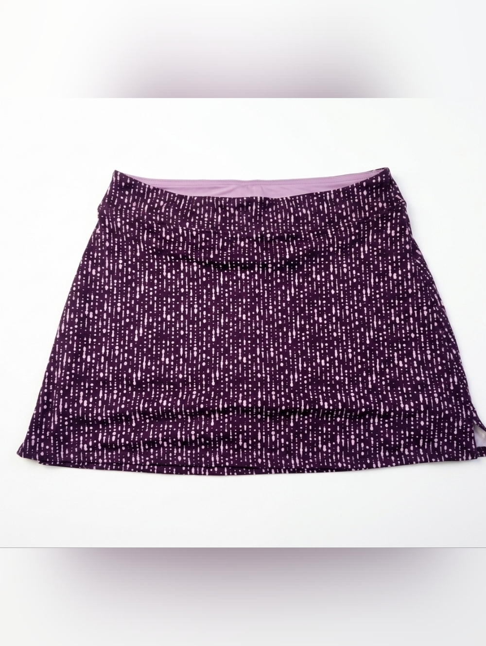 Tranquility By Colorado Clothing Small Women's‎ Purple Printed Stretch Skirt